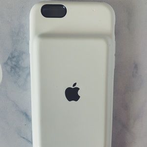 Apple - iPhone 6s Smart Battery Case - White